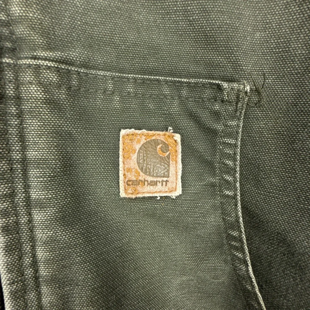Carhartt Sandstone Jacket Quilt Lined Youth XL (14/16) YYJ130 MOS Moss‎ Green